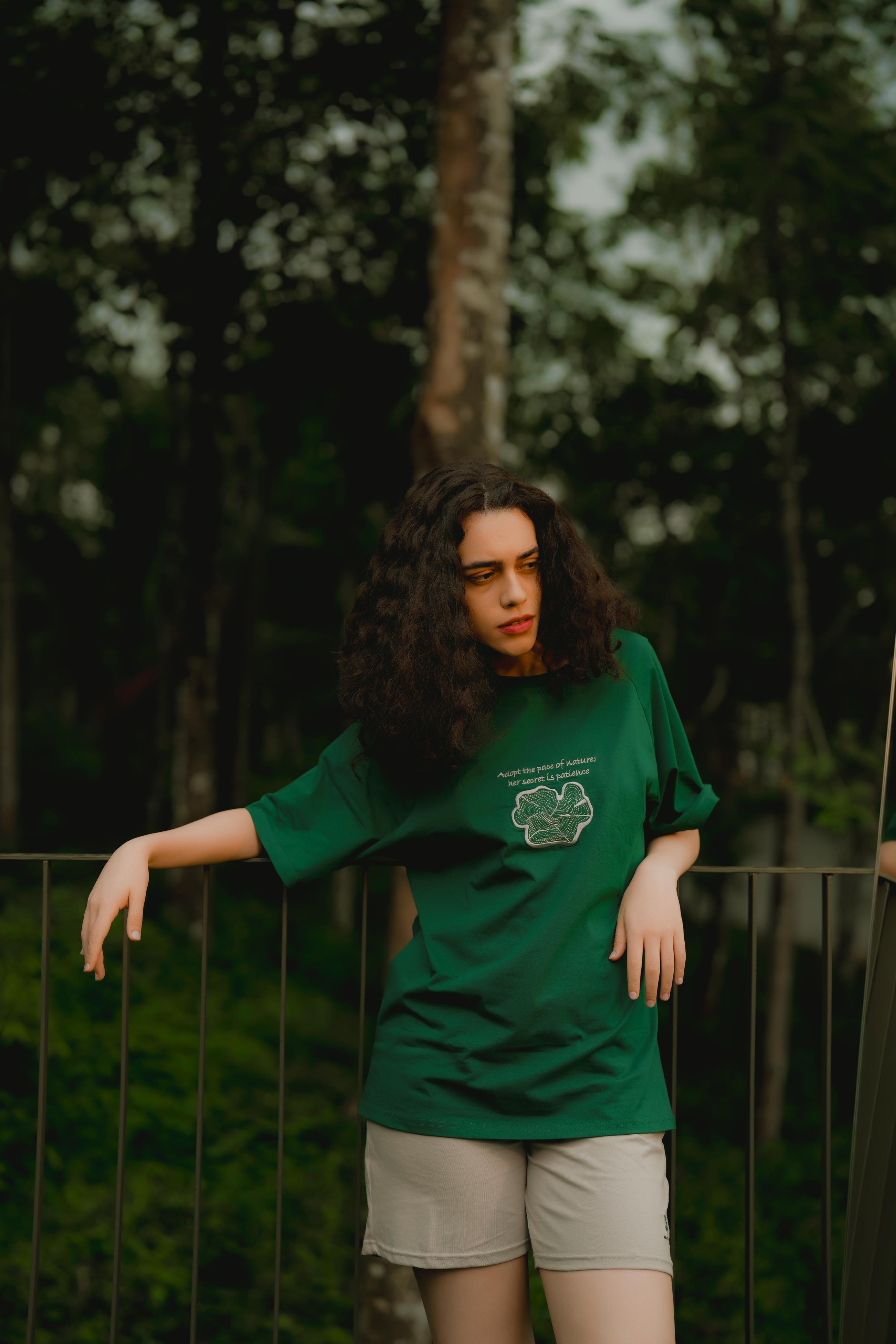 FROM EAST | Green & Gray Co-ord Set